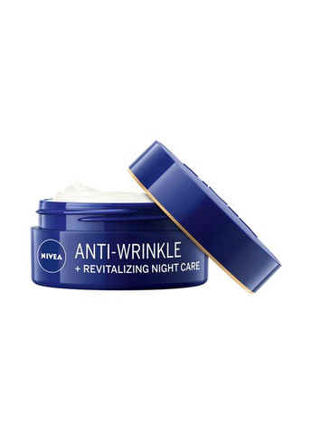 Nivea Нічний крем проти зморщок + ревіталізація Anti-Wrinkle Revitalizing 55+ 50 мл — Крем, Німеччина (328448793)