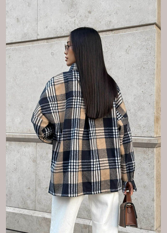 Цветная повседневный, кэжуал рубашка в клетку Jadone Fashion