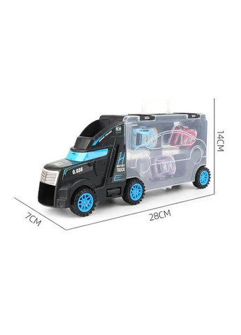 Набор машинок трейлер с транспортом XN808-8 гараж и 4 машинки. Fun Game (327217426)