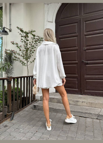 Женский летний костюм 3-ка молочного цвета 33369 No Brand (334878504)