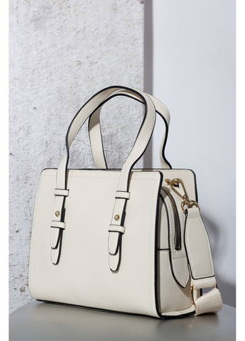Сумка женская 8701-1 белая 346369 U:na (372370943)