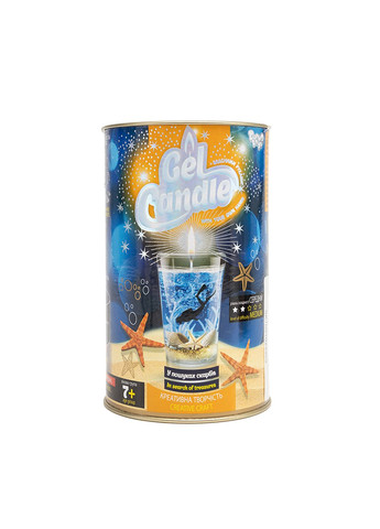 Комплект креативної творчості "Гелева свічка" колір різнокольоровий ЦБ-00260838 Danko Toys (308024536)