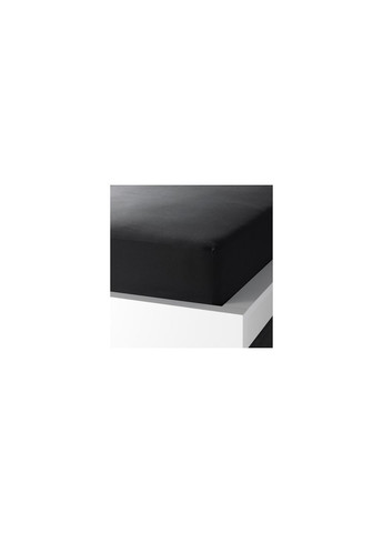 Простыня натяжная черная 140х200 IKEA (272150052)