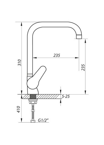Кухонний змішувач SOP7 146 ZX2653 Zerix (370948381)