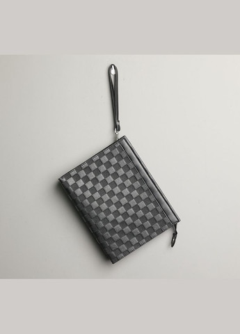 Великий чоловічий клатч гаманець барсетка з тисненням чорний клітина Eton (316660124)