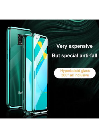 Магнитный чехол FULL GLASS 360° для Redmi 9A / Зеленый Xiaomi (369646724)