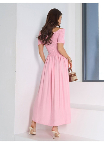 Рожева повсякденний сукня issa pus a-633 рожевий ISSA PLUS