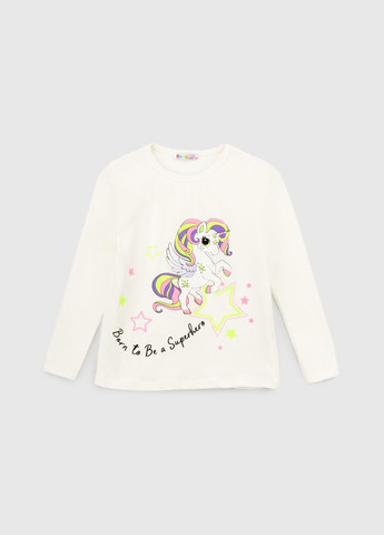 Лонгслів з принтом для дівчинки 24658 104 см (2000989862604D) shop (2000989862604) Dassi (260659656)