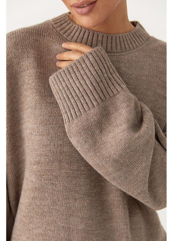 Вязаная однотонная кофта свободного фасона Lurex (364813735)