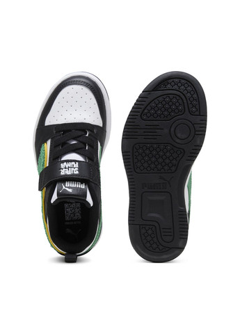 Білі дитячі кеди rebound v6 low super kids Puma