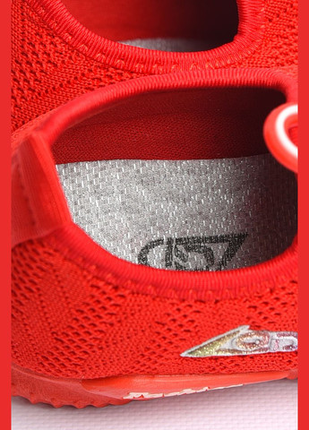 Червоні осінні кросівки дитячі червоного кольору на шнурівці текстиль Let's Shop