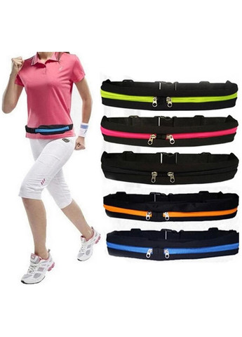 Сумка на пояс для бега спорта фитнеса бананка фиолетовая No Brand (335039608)