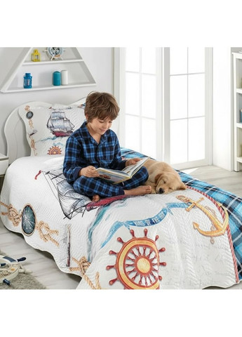 Покрывало детское Sailor с наволочкой, 240х175 см/Набор на кровать детский Miss Bella (370968153)