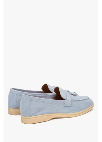 Estro Лоферы, цвет голубой голубой з, украина — демисезон (367089579)