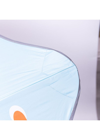 Голубой зонт детский механический элегантный с принтом прочный надежный из полиэстера диаметр 90 см hp-23-13bl Yiwu (370675527)