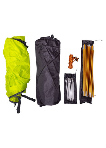 Палатка туристическая двухместная ветрозащитная с тамбуром 210*180*135 см. LUGI (351867585)