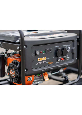 Однофазний бензиновий генератор Kingway K3000 3.0 кВт із ручним пуском (2104618832) No Brand (369963226)