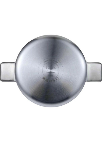 Кастрюля с крышкой MasterРro by alessi BGMP-2215 20 см 2.9 л серая No Brand (319552356)