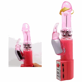 Вибратор со стимулятором клитора и вращением Chrisina PINK Vibration Rotation, BW-004107SY Baile (383106901)