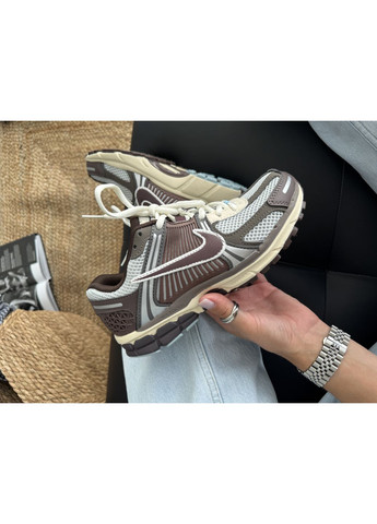 Кросівки жіночі і чоловічі Nike Zoom Vomero 5 Brown White | Найк Зум Вомеро 5 коричневі No Brand коричневі демісезони (370850652)