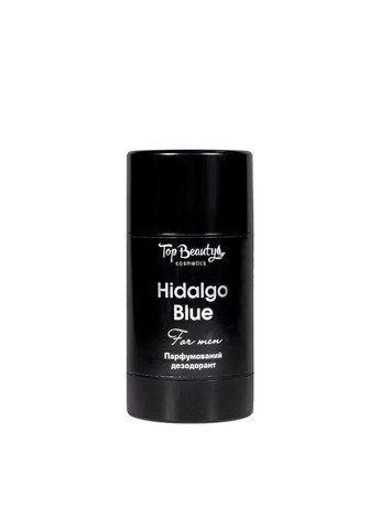 Дезодорант для тела мужской Hidalgo Blue парфюмированный с пробиотиком (черный флакон) Top Beauty (335858534)