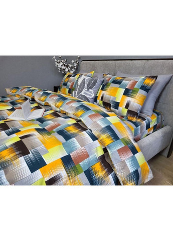 Постельное белье с резинкой Фаворит, фланель(байка) Евро размер, наволочки 50/70 No Brand (364219964)