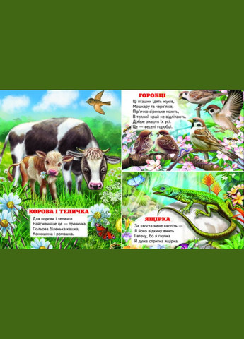 Книги дитячі Віршики про тварин Серія Промінець книги для дітей українською мовою тверда обкладинка Белкар-книга (317028142)