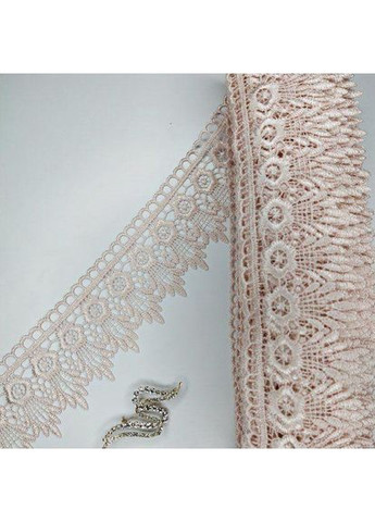 (1 метр) Мереживо макраме Sindtex 6,5 см колір - пудра (05М-XR13023-11) Plus-plus (352746837)