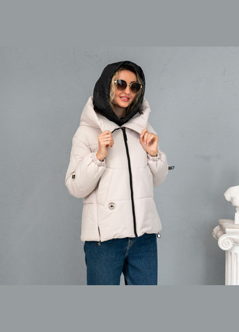 Молочна зимня жіноча зимова куртка SK