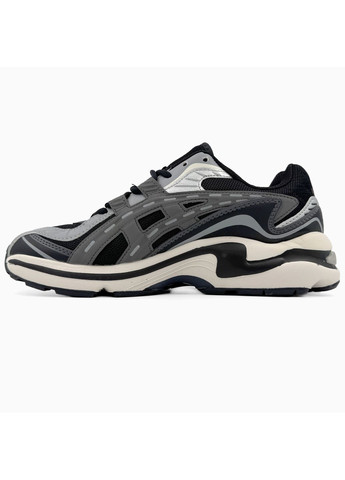 Серые демисезонные кроссовки мужские asics gel-preleus black / grey асикс гель No Brand