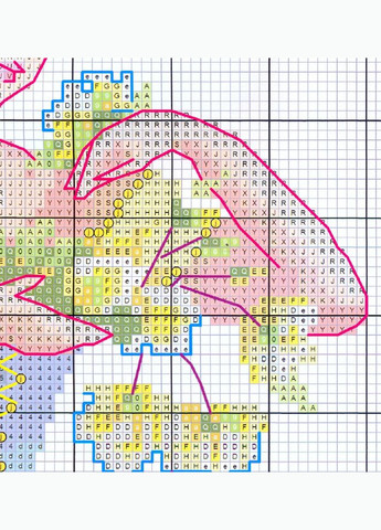 Набор для вышивания "The young girl".AIDA 14CT, 29*48 см. БЕЗ нанесения на канву схемы Joy Sunday (313614606)