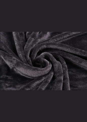 Плед Flannel темно-серый 100% полиэстер ART0210SB Ardesto (297829728)