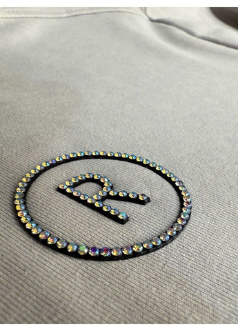 Лонгслів жіночий A-N 2517-5 трикотажний варка тай-дай з камінчиками “R” No Brand (350633707)