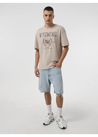 Бежева футболка 8745508 jnj309 Jack & Jones