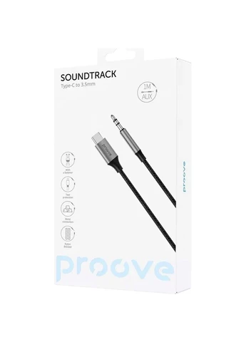Кабель SoundTrack USB-C to 3.5mm 1m (ACST00002801) [168171] Proove (400979182)
