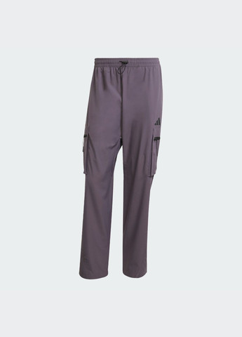 Серые спортивные демисезонные брюки adidas