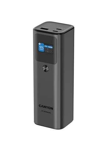 Powerbank 27000mAh PB2010 TFT PD140W Dark Grey (CNE-CPB2010DG) Canyon (314848168)