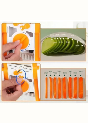 Многофункциональная овощерезка измельчитель слайсер терка нарезки картофеля овощей слайсами кубиками соломкой No Brand (339865379)