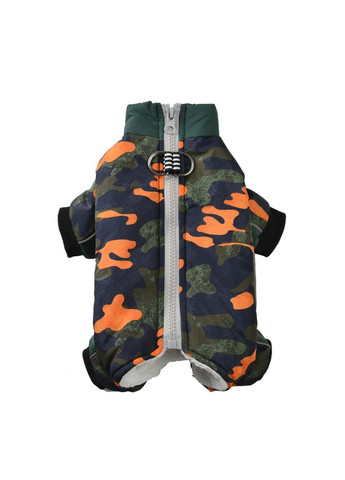 Теплий комбінезон для собак "Камуфляж", розмір L 30*38 см No Brand (368711113)