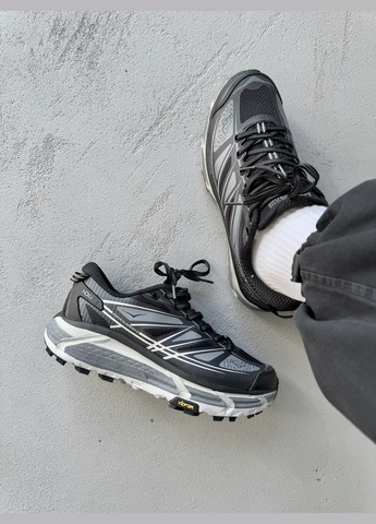 Сірі Осінні кросівки чоловічі hoka mafate speed 2 gray | хока мефейт спід 2 сірі No Brand