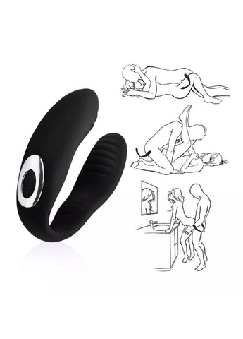 Двойной вибратор фиолетового цвета (USB) We Love (284278453)