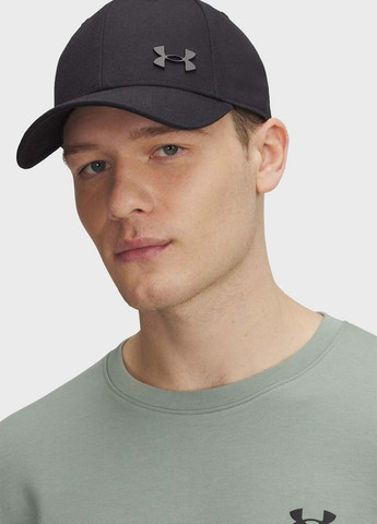 Кепка UA M Sportstyle Metal ADJ Чорний Under Armour (367586883)
