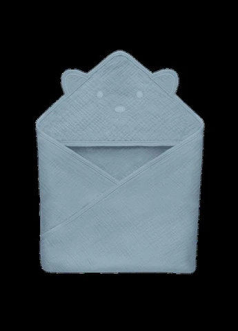 Полотенце MUSLIN HOODED TOWEL GREY SKY Lionelo серый