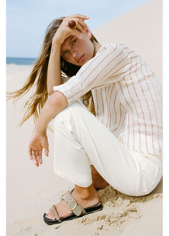 Бежевая рубашка Zara