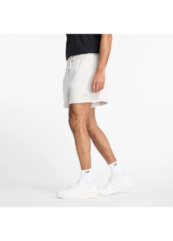 Мужские белые шорты Athletics French Terry 5'' 52 (XL) (MS41511AHH) New Balance MS41511 (392840678)