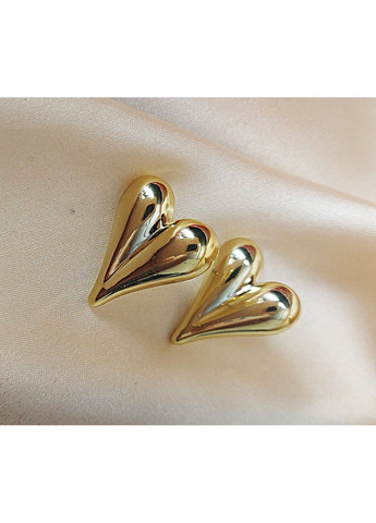 Сережки біжутерія Серця No Brand (352192057)