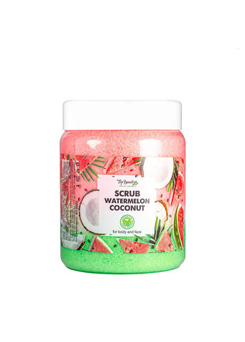 Скраб для лица и тела Watermelon Coconut с ароматом арбуза и кокосовым маслом 250 мл Top Beauty (302728518)