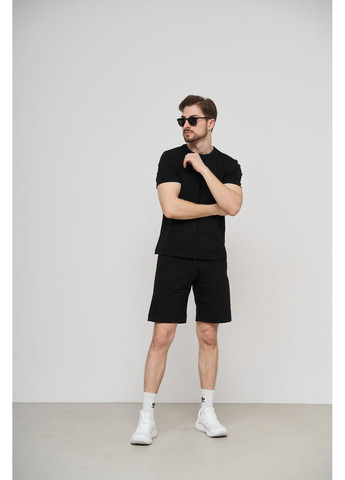 Комплект футболка + спортивні шорти чоловічі SUMMER чорний Handy Wear (280931902)