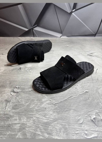 Шльопанці з натуральної замші No Brand (341085523)