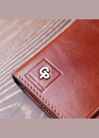 Сумка чоловіча шкіряна через плече барсетка з гладкої шкіри 11421 Коричневий Grande Pelle (302007749)